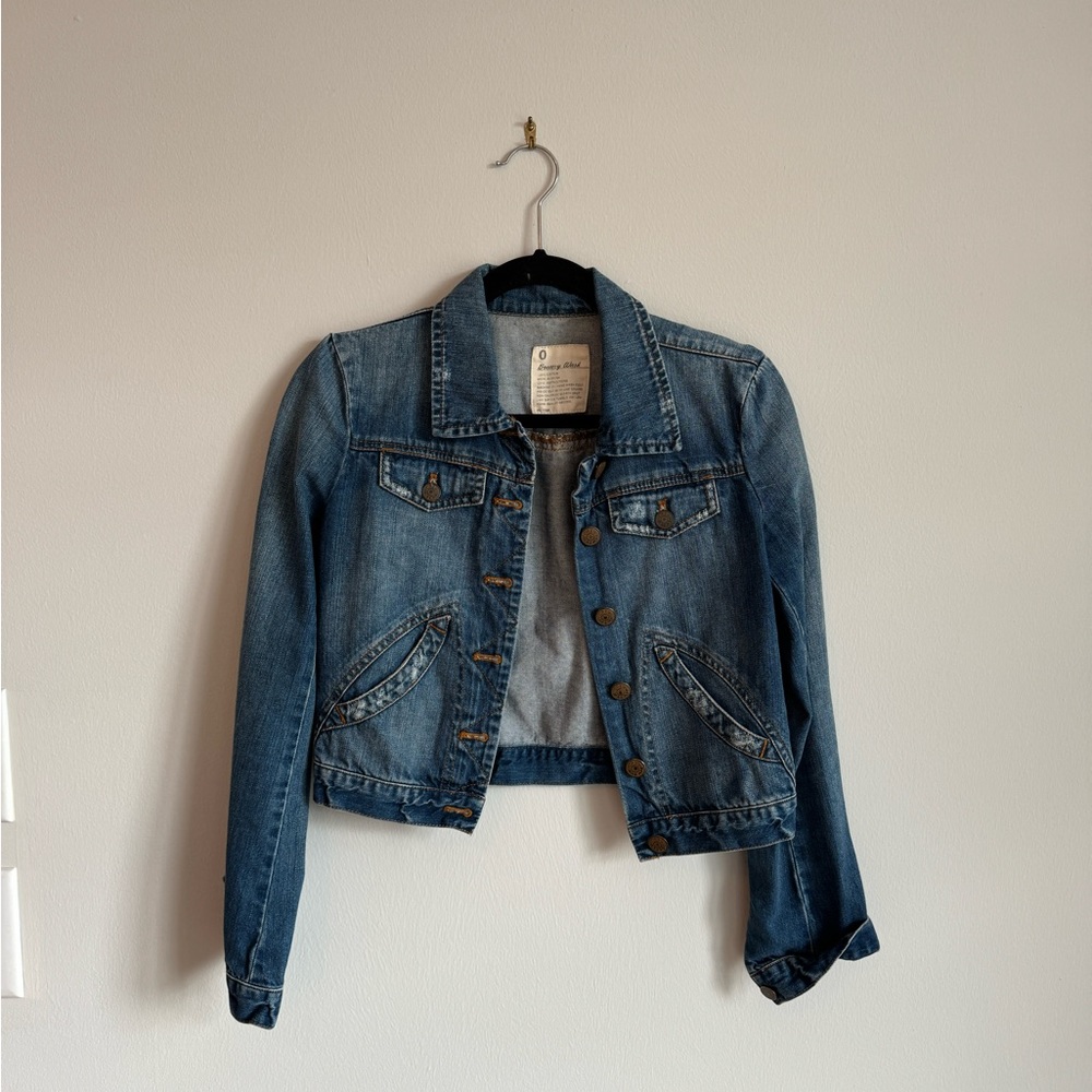 J. Crew | cropped denim jacket